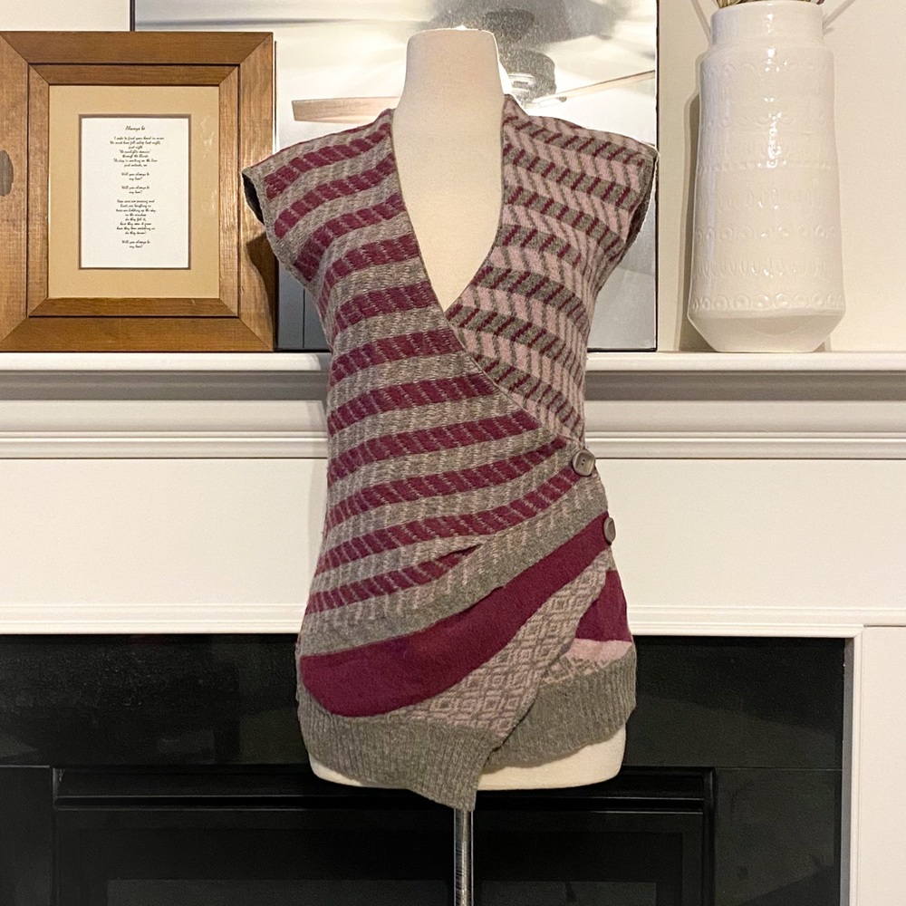 ‼️FINAL PRICE‼️ Anthropologie Sparrow Diffusion Lambswool Sweater Vest